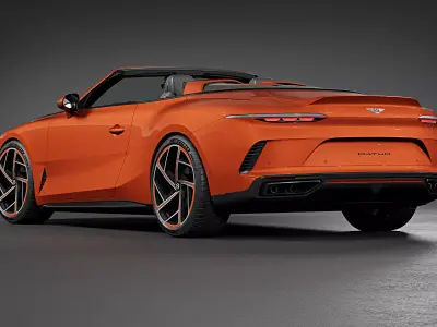 2025 Bentley Mulliner Batur Convertible 3D model