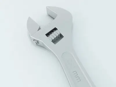 Wrench 3D model 6