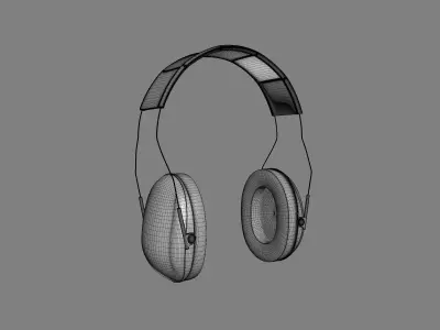Hearing protection 3D model
