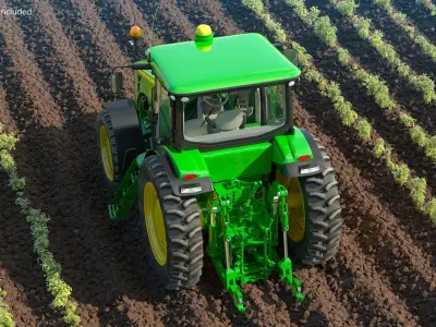 Multi-Controller Tractor 3D model
