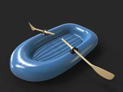 Rubber Boat 3D model