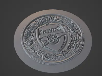 Football Medallion 3D print model