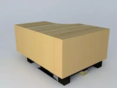 pallet bureaubladen 160 x120 Free 3D model