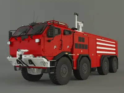 Titan Fire Truck 3D model