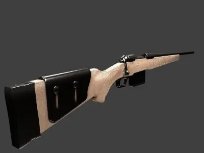Sniper Rifle 3D model 3