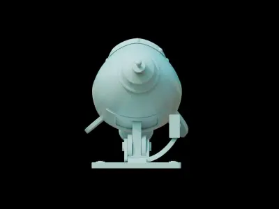 Rocket Lilo y Stitch Low-poly 3D model