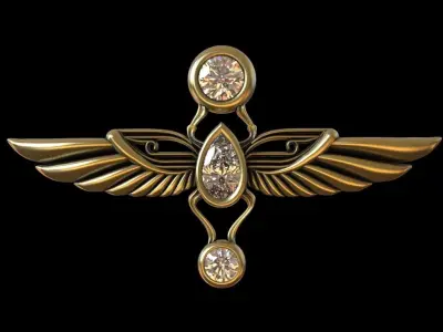 Egyptian Scarab Pendant 3D print model