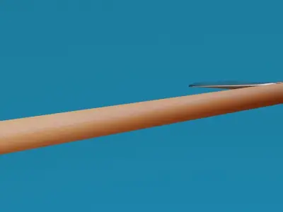 Felling Axe Low-poly 3D model purchase