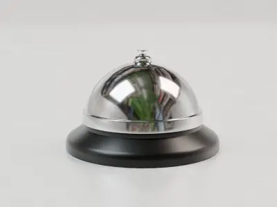 Service Bell Low-poly 3D model