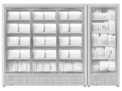 Meat fridge 3D model