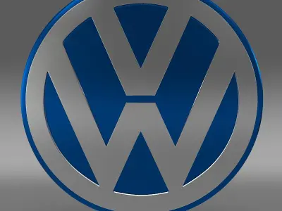  Volkswagen Group Logo 3D model