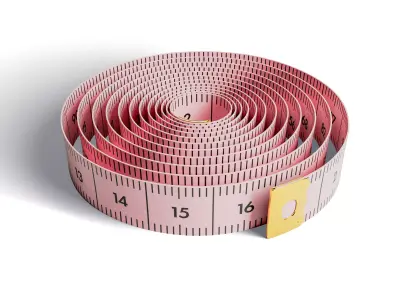 Seamstress Measuring Tape 3D model