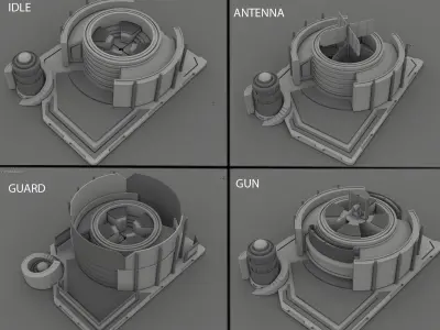 RTS Ctrategy Center 3D model