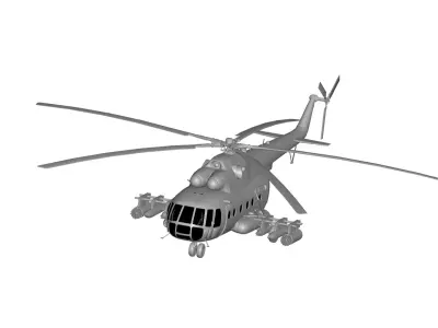 Mil Mi-8 3D model buy