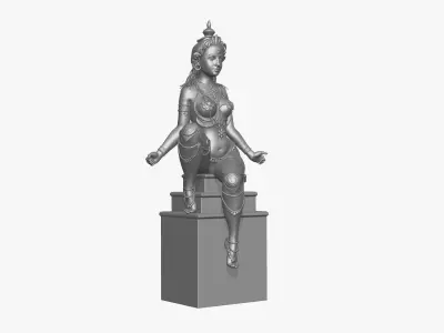 Woman statue 3D print 3D print model