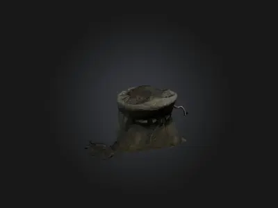 Gunpowder Low-poly 3D model