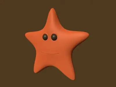 Rig Star Low-poly 3D model