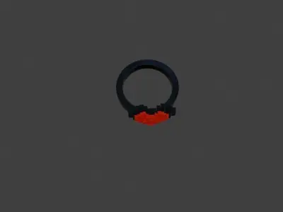 ring heart minecraft 3D print model