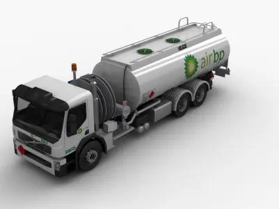 Fueler Volvo FE220 3D model