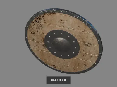 classic Germanic weapons 3D Model Collection