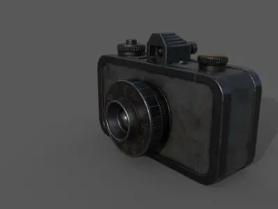 Camera Obscura Low-poly 3D model
