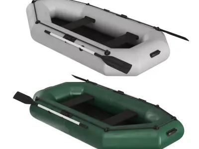 Inflatable Boat 3D model by sakordn