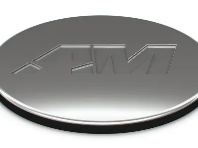 American Muscle logo 3D model