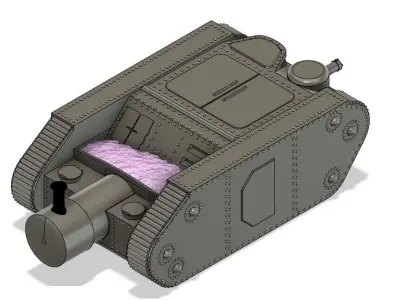 MKII Steamer Tank 3D print model