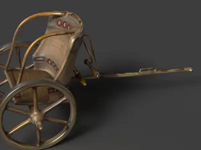 King Tut Chariot figure   3D model