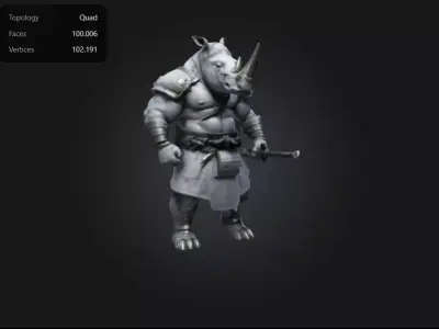 Rhiono Man 3D print model
