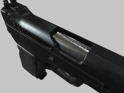 Bren Ten 10mm PBR Low-poly 3D model