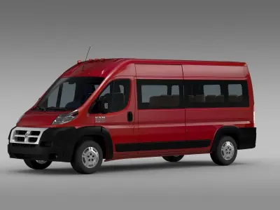 Ram Promaster Window Van 2500 HR 159WB 2015 3D model