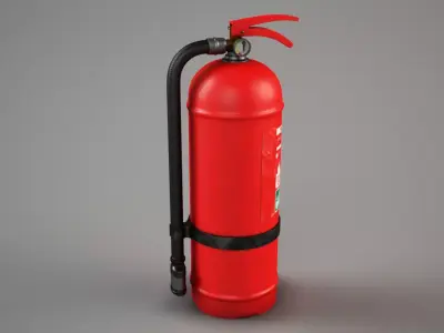 Fire Extinguisher 3D model 9