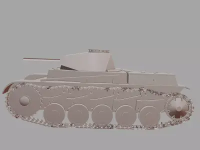 Panzer III Ausf F WWII German Medium Tank 3D Printable  3D print model