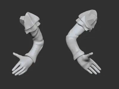 Gothic Girl Pinup 3D print model - FREE Free 3D print model