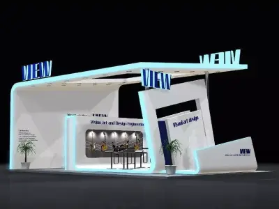 Exhibition - Area - 9X6-3DMAX2010-0107 3D model