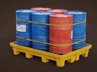  Pallet Barrels 