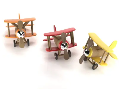 baby airplane 3D model