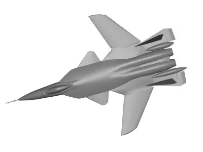 sukhoi su-47 3D model purchase