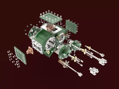 Garret Steam Stationery Engine Free 3D print model