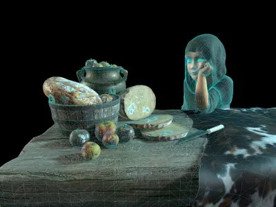 Daily Lives - Medieval Household 3D model