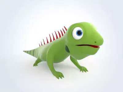 Iguana 3D model
