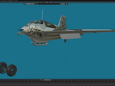 Me-163 Free 3D model