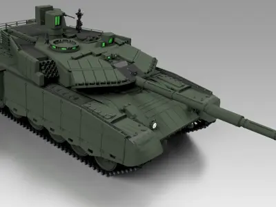 Tank T90M 3D model