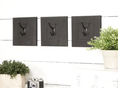 Berryman Square Wall Hook 3D model