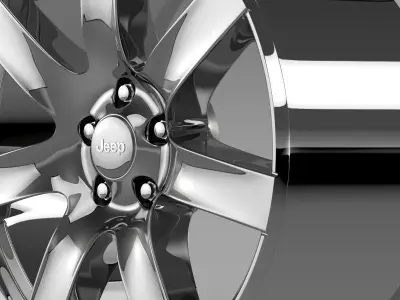 Jeep Wrangler Indian Summer 2014 rim 3D model