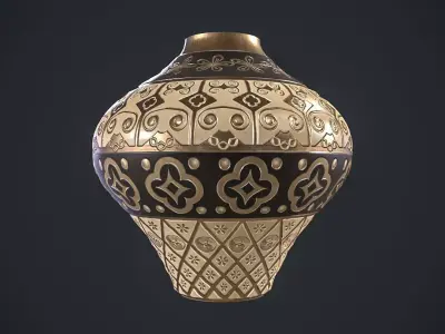 Ornamental vase 1 3D model