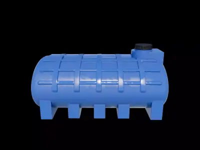  plastic water tank 02 3D model