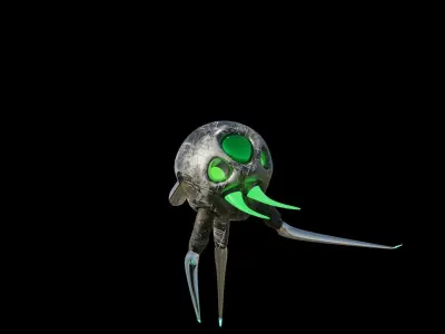 BEE-Bot Drone  Low-poly 3D model