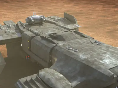 Spaceship aircraft 3D model